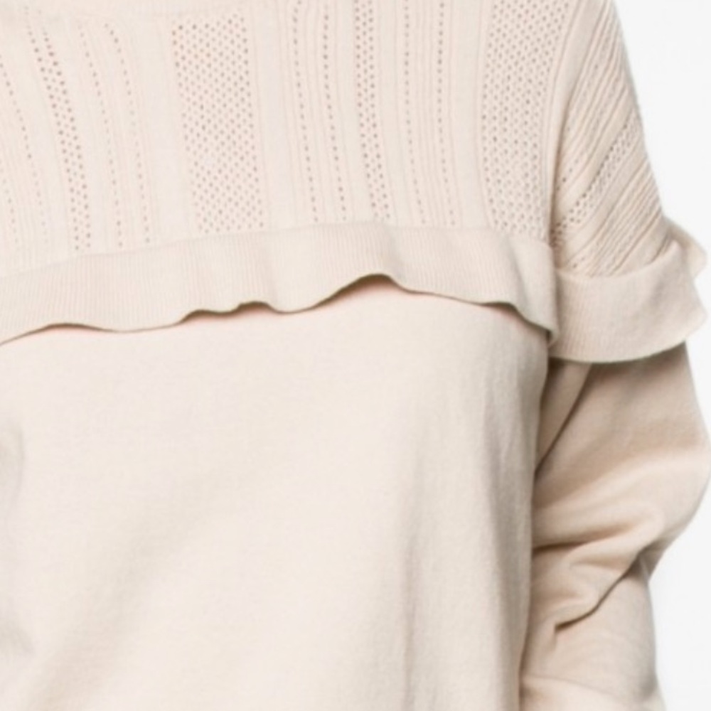Everly Cream Cowl Neck Sweater - Picture 6 of 7